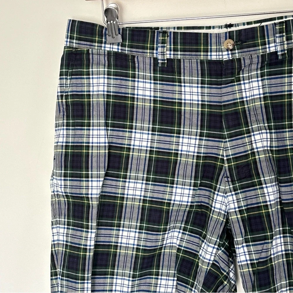 Polo Ralph Lauren Men's Classic Checkered Bermuda Shorts Size 35 Preppy *D71